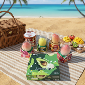 Vente flash, prix de gros Hicey, en-cas exotiques, glace fruitée, marque OEM, glace fruitée 3D - Product Image 1