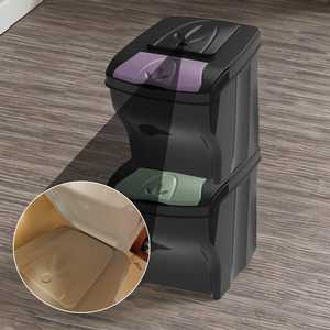 Juego de 2 Contenedores de Papel para Oficina Bama Poker: Solución de Separación de Residuos, 20 L - Product Image 4