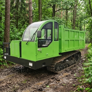 Oferta Especial: Dumper Hidráulico de 8T con Orugas de Goma para Todo Tipo de Terreno, Agricultura, Construcción y Transporte Todoterreno - Product Image 3