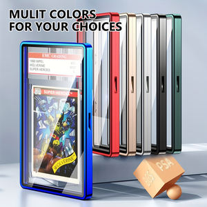 Étui de protection magnétique robuste en aluminium et verre avec protection UV de haute qualité pour cartes gradées BGS, avec bouton de protection antichoc - Product Image 3