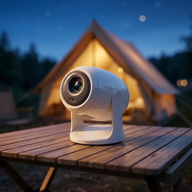 B10 Mini Portable Projector 230 ANSI Lumens 720P Video Decoding Projector Android 12 Auto Keystone Smart Projector for Outdoor