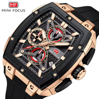 Jam Tangan Quartz Multifungsi Mini Focus MF0602G Baru untuk Pria