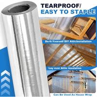 Matériau d'isolation direct d'usine Film de tissu tissé en aluminium réfléchissant pour serres végétales Design industriel Vente directe