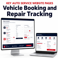 Diseño y Desarrollo de Sitios Web para Reserva de Servicios de Reparación Automotriz Personalizados con Paquetes de Servicio y Formularios para Vehículos