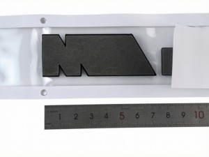 Emblema Sportivo <span class=keywords><strong>M</strong></span> per <span class=keywords><strong>B</strong></span>-<span class=keywords><strong>M</strong></span>-W M3 M5 X1M X3M X6, Badge Nero e Cromato per Posteriore e Lati dell'Auto - Product Image 2