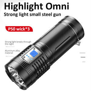 Đa chức năng xách tay 3 * LED bấc đèn Pin 21700 ngoài trời phía trước phía sau kép lightsbrightness không thấm nước công suất cao cầm tay ngọn đuốc - Product Image 5