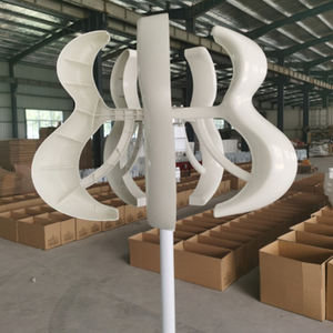 Лидер продаж, 100 Вт, 200 Вт, 300 Вт, 500 Вт, индивидуальная ветряная турбина с вертикальной осью для уличного освещения, ветряная турбина типа фонаря - Product Image 2