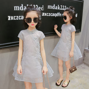 Importador Mayorista de Productos Chinos, Vestidos con Diseño Tradicional en Línea A para Niñas de 10 Años - Product Image 2