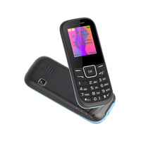 Téléphone mobile UNIWA E1200C débloqué 2G GSM Quad Band avec radio FM, écran LED, double carte SIM, écran 1,77 pouce, clavier à touches
