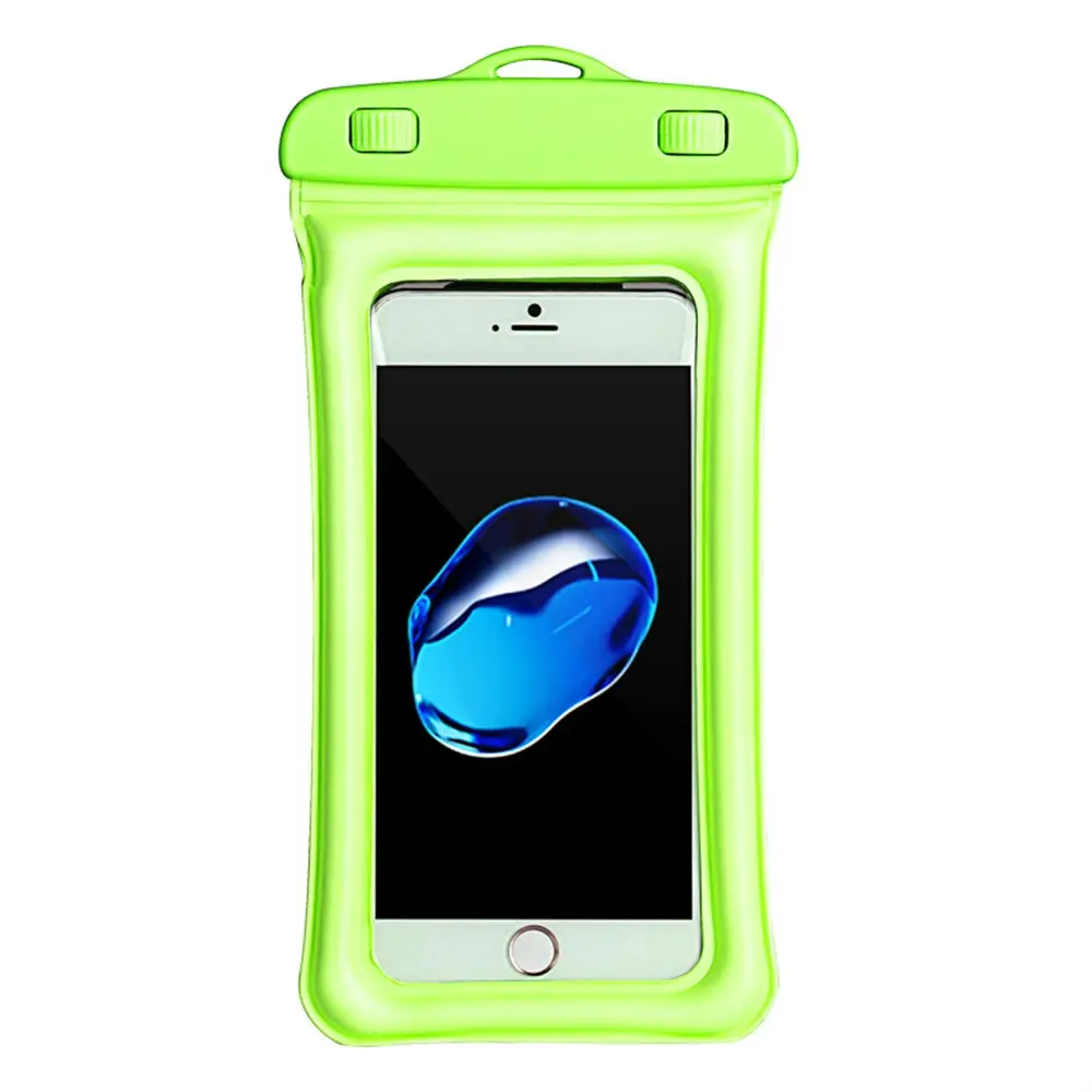 Hot selling new Floating waterproof bag touch screen swimming transparent mobile phone waterproof shell cover case for airbag