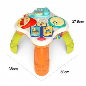 Centro <span class=keywords><strong>de</strong></span> Actividades Multifuncional 2 en 1 para Bebés, Andador <span class=keywords><strong>de</strong></span> Plástico con Mesa <span class=keywords><strong>de</strong></span> Juegos y Mesa <span class=keywords><strong>de</strong></span> Actividades - Product Image 5