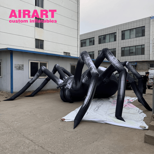 Décoration d'<span class=keywords><strong>Halloween</strong></span> <span class=keywords><strong>géante</strong></span> <span class=keywords><strong>Araignée</strong></span> noire gonflable pour la publicité d'événements extérieurs Décoration d'<span class=keywords><strong>Halloween</strong></span> avec LED - Product Image 6