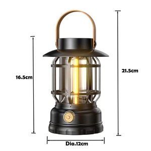 Nuova Lampada Solare Impermeabile Ricaricabile per Campeggio, Illuminazione per Casa e Tenda, Lampada Atmosfera Retrò a Forma di Cavallo - Product Image 2