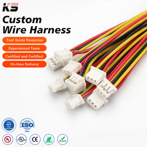 Cabo Jumper Preto JST SH de 1.0mm com Conector de 5, 6 ou 8 Pinos, Cabo de 1.0mm, 3, 4 ou 5 Conectores SHR-5 Alternativos, Montagem de Fio de 1.0mm - Product Image 1