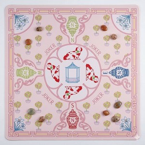 Tapis de jeu de Mahjong de qualité professionnelle - Surface imperméable - Conception anti-plis - Fibre de caoutchouc haute densité - Lavable en machine - Product Image 4