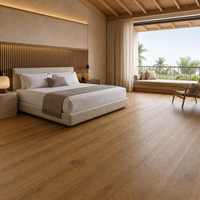 WYRAX Revêtement de sol en bois naturel SPC pour les espaces ouverts et la rénovation des sols