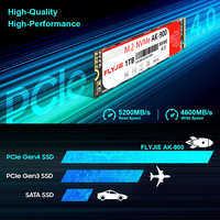 Flyjie High Performance M2 Gen4 3D NAND Flash Pcie 4.0 500GB 512GB 1TB 2TB 4TB Nvme M.2 Ssd untuk PS5