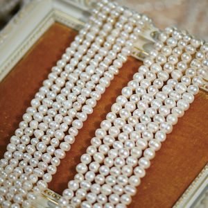 Perlas de agua dulce sueltas cultivadas, venta al por mayor, perlas redondas de patata, Perla Cultivadas, agua dulce Natural para la fabricación de joyas - Product Image 5