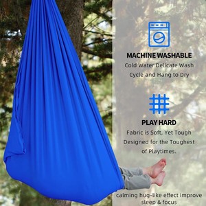 <span class=keywords><strong>Hamac</strong></span> <span class=keywords><strong>de</strong></span> yoga <span class=keywords><strong>pour</strong></span> enfants, best-seller, balançoire sensorielle, chaise suspendue intérieure/extérieure, double couche en polyamide, 280 cm - Product Image 3