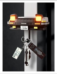 Wholesale Self-adhesive Wall Mounted Novelty Car Key Holder <b>Hooks</b> with Headlight Decor for Living Room Home Gift - Product Image 5
