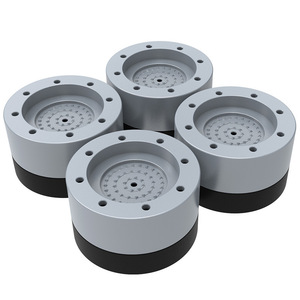 best choice products full body vibration platform 4PK Anti Vibration Rubber Feet Pads For Washing Machine Non Slip Shock  Protector main image 0