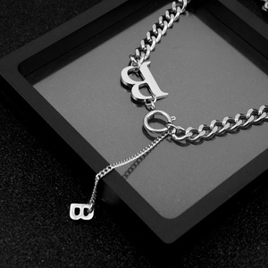 Nuevo Collar de Cadena Gruesa con Diseño Sencillo y Exclusivo, Chapado en Plata, Diseño Moderno y Popular, Collares Unisex, Joyería de Moda - Product Image 5
