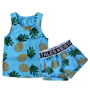 Ide produk baru pakaian bayi Asia baju anak-anak kecil kaus olahraga dan Set pendek - Product Image 5