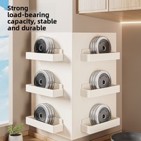 Support de rangement mural multifonctionnel en acier au carbone magnétique, sans perçage, pour torchons de cuisine, porte-couteaux et porte-baguettes