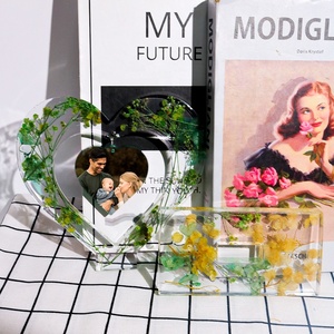 도매 DIY 크리스탈 에폭시 수지 금형 사랑 사진 프레임 실리콘 금형 - Product Image 4