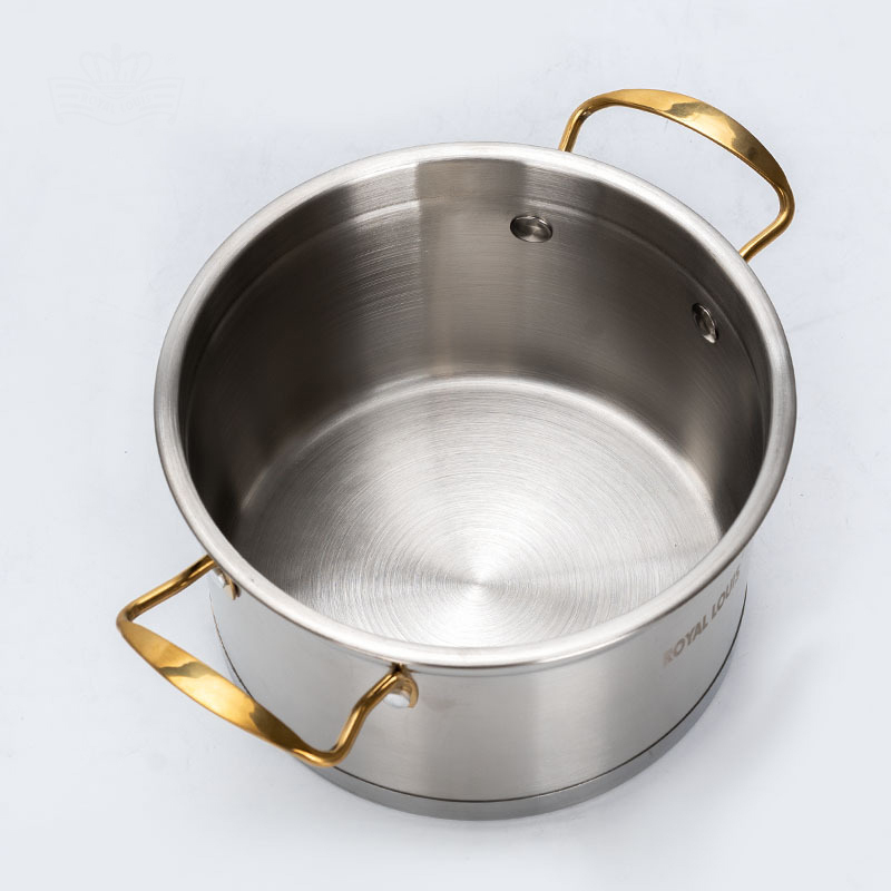 Nordic Style Five-Layer 3pcs Saucepan Milk Pots Kitchen Cooking Non Stick 304 Stainless Steel Pot Cookware Set High Quality · image 2