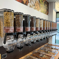 Nouveau Distributeur de Gravité pour Aliments en Vrac Biologiques, Bonbons, Noix et Graines pour Présentoir de Supermarché