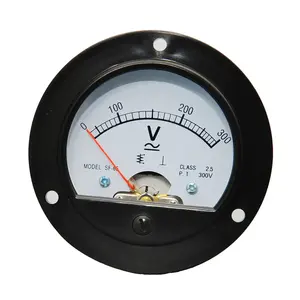 Kumparan Bergerak Bulat DC Ammeter SO-52 Vu Meter Analog