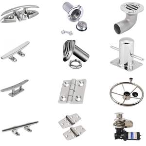 Accessoires pour bateaux Taquet de <span class=keywords><strong>bateau</strong></span> en acier inoxydable AISI316 Taquet pliant bon marché marin - Product Image 1