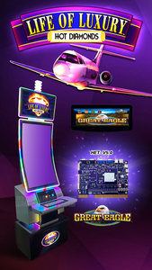 Life of Luxury Hot Diamond 2 en 1 Vertical Jungle Cat y Great Eagle 2 en 1 Tablero de juego de habilidad - Product Image 6
