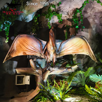 Modèle de pterosaure animatronique 3D avec son et mouvements réalistes