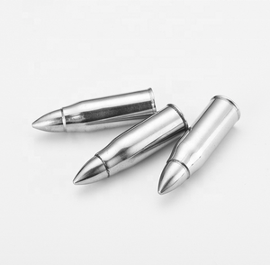 6 piedras de bala de enfriamiento de whisky en forma de bala de acero inoxidable de grado alimenticio personalizado - Product Image 2