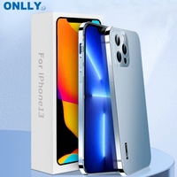 Nouvelle coque de téléphone portable en acier inoxydable pour iPhone 13 12 11 Pro Max