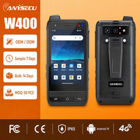 Pour les marchés mondiaux : Talkie-walkie POC 4G LTE W400, Interphone portable étanche IP65, Interphone portable étanche F400 IP65