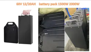 Drop Shipping Batterie Roller 60v 12ah 20ah 28ah Lithium-Ionen-Batterie für Citycoc Elektro roller Batterie mit BMS und Ladegerät