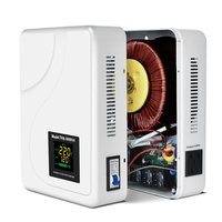 Stabilisateur de tension mural intelligent TKR-5000VA, AVR monophasé, protection intelligente pour les appareils électroniques domestiques et de bureau 220V