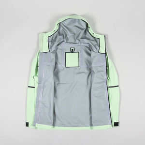 <span class=keywords><strong>Chaqueta</strong></span> Cortavientos Deportiva Personalizada, <span class=keywords><strong>Chaqueta</strong></span> Rígida con Goretex, Verde Pátina Recortada - Product Image 5