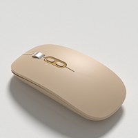 Mouse Isi Ulang Terlaris Mode Ganda BT 2.4G USB Mouse Nirkabel Tanpa Suara untuk Komputer Laptop Tablet Macbook