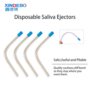 Evacuador Cirúrgico Manual Descartável Flexível de Alta Qualidade com Ejetor de Saliva Dental Transparente em Plástico Médico - Product Image 4
