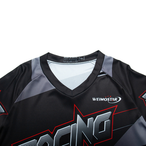 Maillot de cyclisme à manches longues pour hommes, vente en gros personnalisé, Motocross, meilleure équitation, descente, hors <span class=keywords><strong>route</strong></span>, Dirt Bike, maillot vtt - Product Image 3