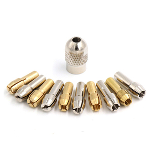 Adaptateur de mandrin de perceuse miniature 0,5 mm-3,2 mm en laiton, adaptateur de pinces de serrage micro en laiton pour outil rotatif électrique - Product Image 4