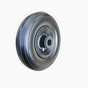 Pneus de <span class=keywords><strong>brouette</strong></span> en caoutchouc massif PU de <span class=keywords><strong>12</strong></span> <span class=keywords><strong>pouces</strong></span>, roulettes à plateau, capacité de charge de 200 kg, haute qualité, directement de l'usine, personnalisables, OEM - Product Image 4
