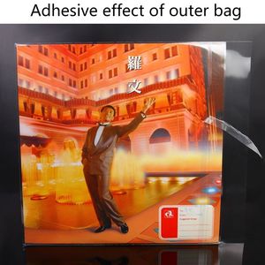 Cubierta protectora exterior personalizada, funda de <span class=keywords><strong>vinilo</strong></span> resellable a prueba de polvo, transparente, bolsas de embalaje BOPP - Product Image 3