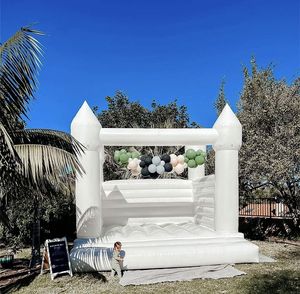 Château Gonflable Blanc de Mariage avec Toboggan pour Adultes, Trampoline de Saut pour Fête et Événement, Mariage Blanc de Luxe A - Product Image 5