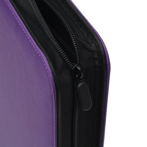 Reliure pour cartes à collectionner en cuir PU de qualité supérieure, 9 pochettes, 320 cartes, <span class=keywords><strong>album</strong></span> à fermeture éclair, grande capacité, blocage RFID, porte-cartes de collection - Product Image 4