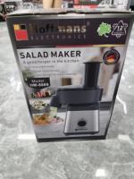 Pengolah Makanan Elektrik 6 in 1 Kecepatan Tinggi, Pemotong Sayur 400W Tabung Ekstra Besar, Mesin Pengolah Makanan Komersial